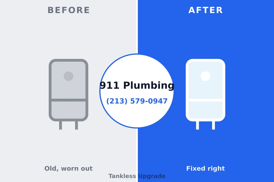 Before and after: plumbing repair Charlotte, TX